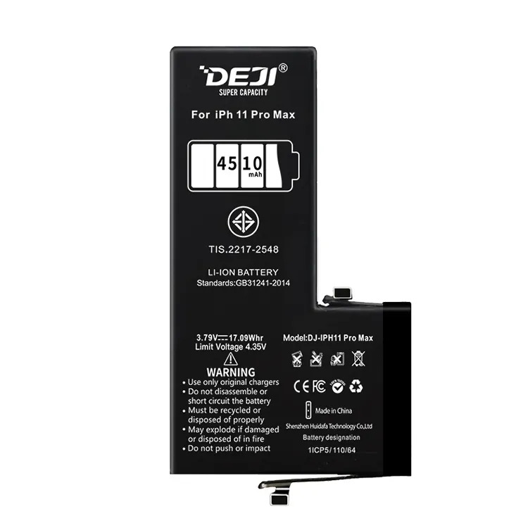iPhone 11 Pro Max Battery (4510 mAh) by DEJI | Premium Quality