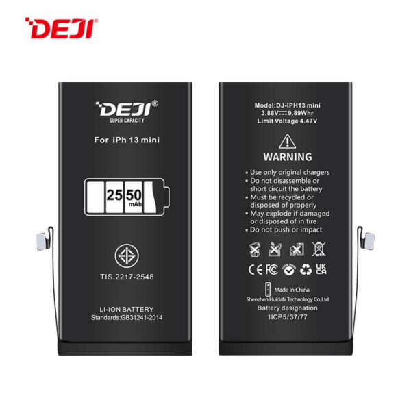 iPhone 13 mini Battery (2550 mAh) by Deji® |  Superior Quality