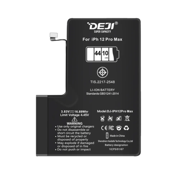 iPhone 12 Pro Max Battery (4410 mAh) by Deji® | Ultimate Backup