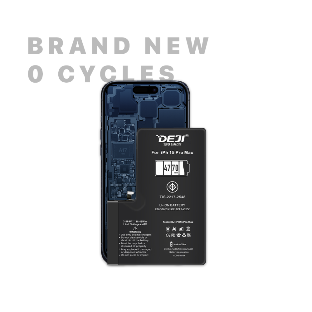 iPhone 15 Pro Max Battery (4770 mAh) by Deji® | Superior Backup