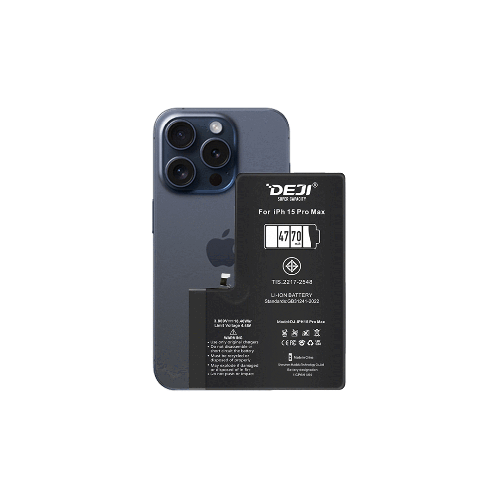 iPhone 15 Pro Max Battery (4770 mAh) by Deji® | Superior Backup