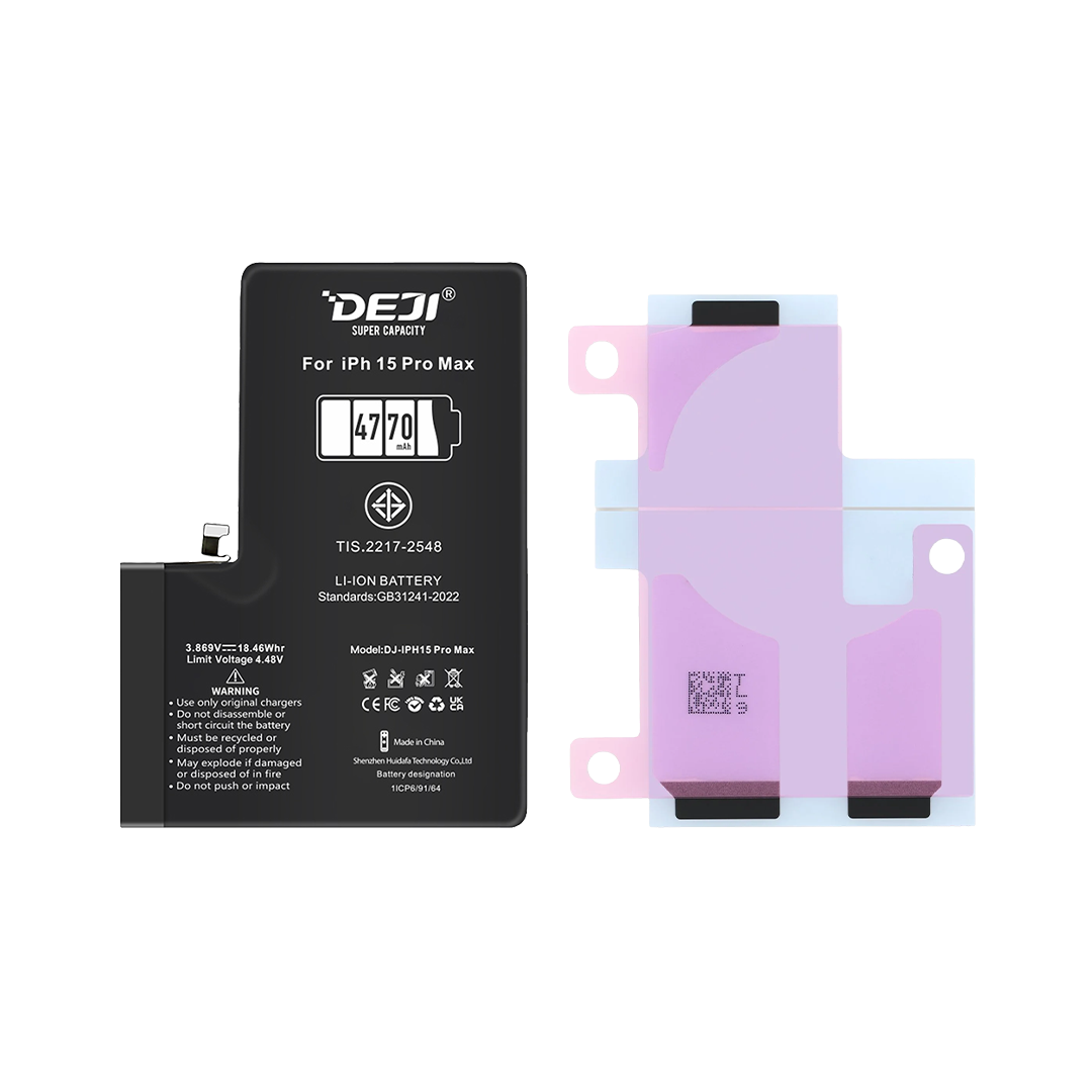 iPhone 15 Pro Max Battery (4770 mAh) by Deji® | Superior Backup