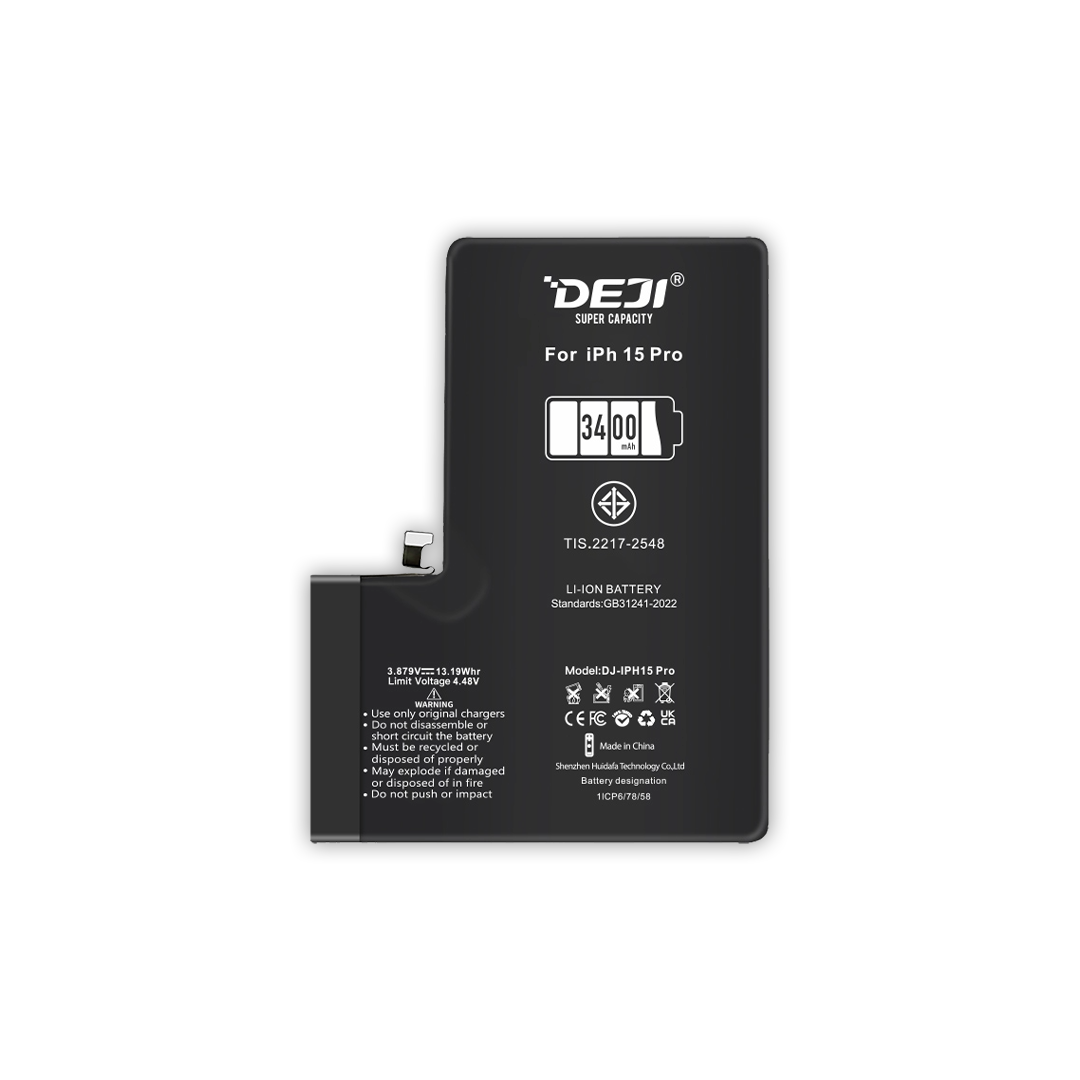 iPhone 15 Pro Battery (3400 mAh) by DEJI®